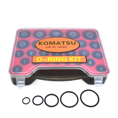 O-RING-KIT KOMATSU PC Modell 782 STÜCK für Bagger Komatsu Hitachi Marke Hochbeständiger O-Ring-Kasten